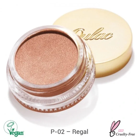 Oulac Cream Color Eyeshadow Regal Peach Silver Sheen NEW IN BOX