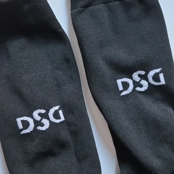 DSG Youth Black Soccer Socks-Size M