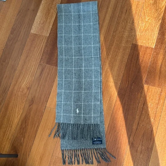 Polo Ralph Lauren Reversible Windowpane scarf