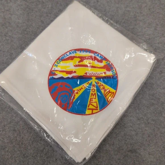 New/Sealed 1984 Camp Jackson 3 Conclave‎ Bandana Souvenir 