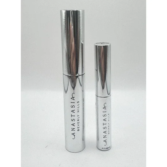2 Anastasia Beverly Hills Clear Brow Gel Set Full Size and Travel Size SET New