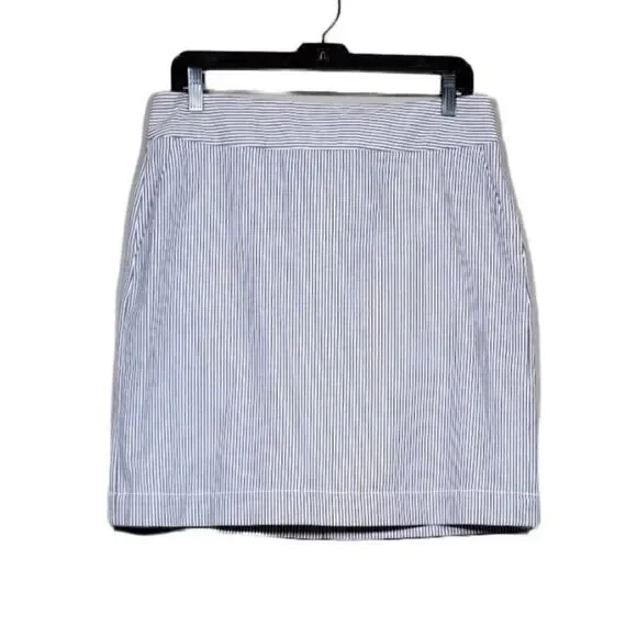Talbots Pinstripe Pencil Skirt Sz 8P