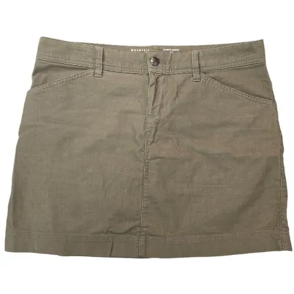 Mountain Hardwear |Tan Corduroy Mini Skirt | Size 10