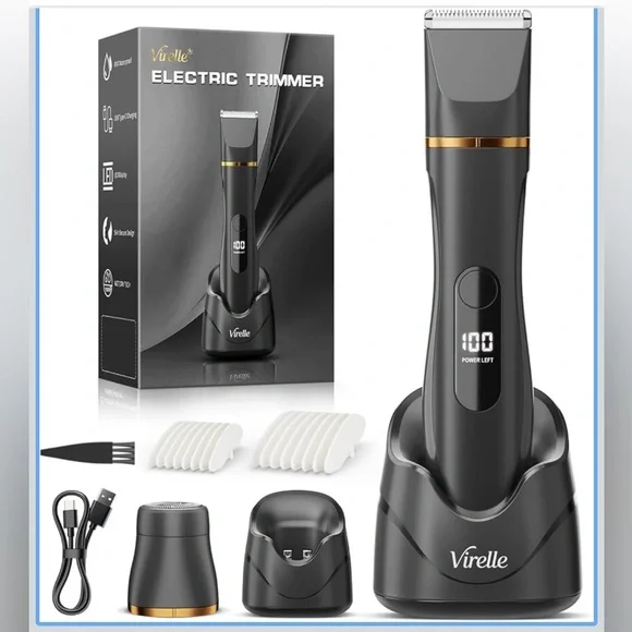 Electric razor face beard trimmer for men waterproof versatile foil shaver