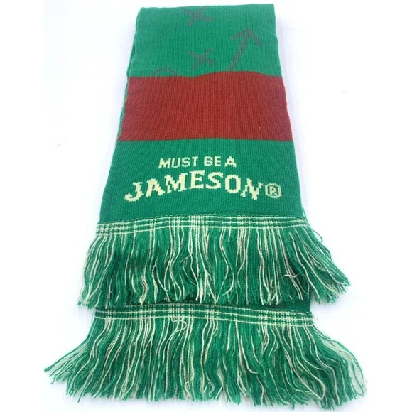 JAMESON IRISH WHISKEY JJ&S Acrylic Knit Green/Red 60