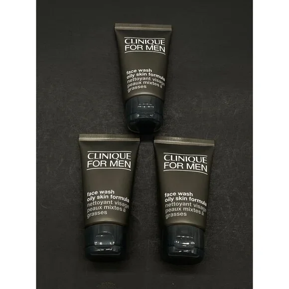 3 Clinique for Men Face wash oily skin formula, 1.7 oz/ 50 ml