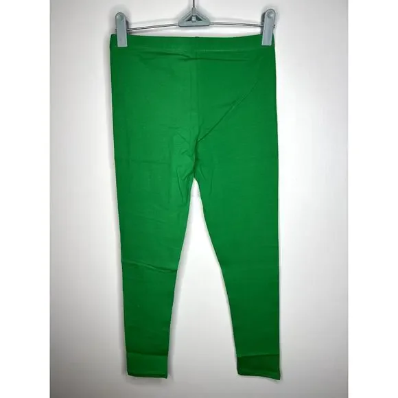 Girls Leggings Size 10 Green NIP