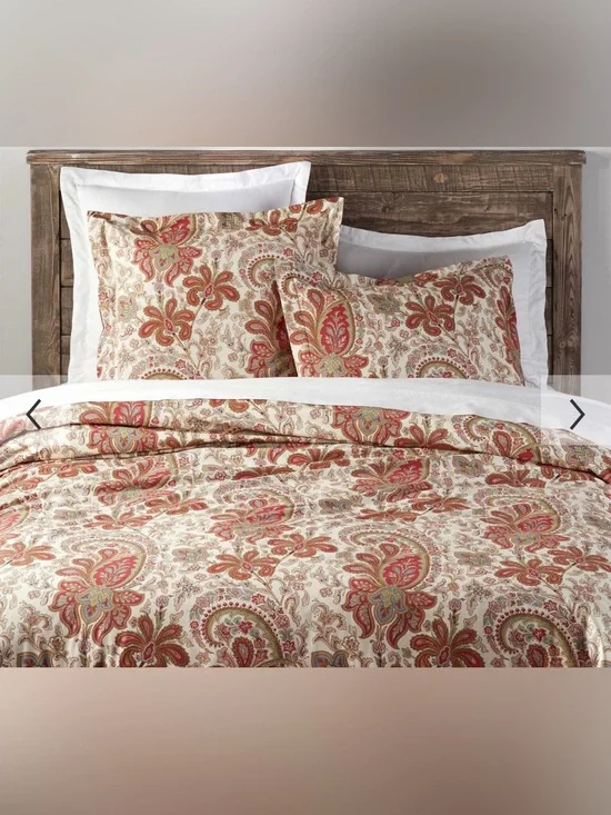 Pottery Barn Charlie Paisley Duvet Cover & Shams