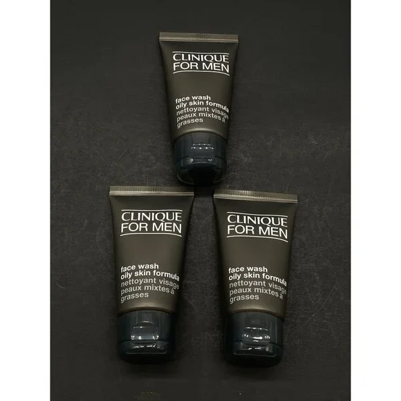 3 Clinique for Men Face wash oily skin formula - 1.7 oz/ 50 ml