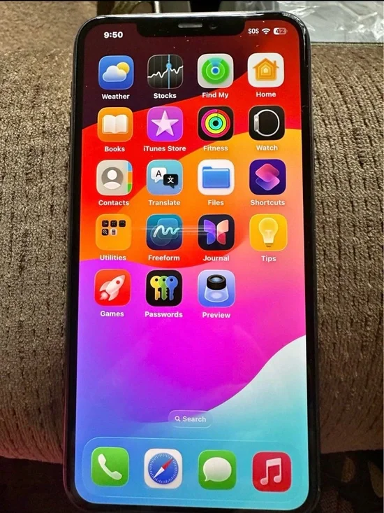 Apple iPhone Black Frame with Colorful Gradient Display 256GB