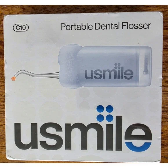 usmile C10 Portable Dental Flosser Water Flosser IPX7 Waterproof Blue New