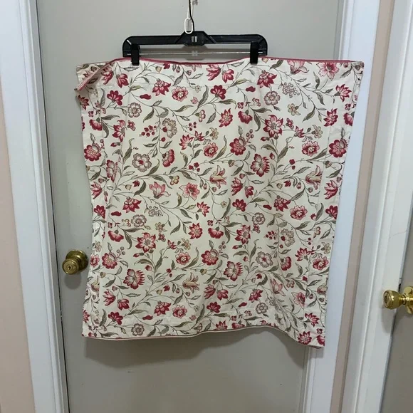 Pottery Barn Floral Euro Shams