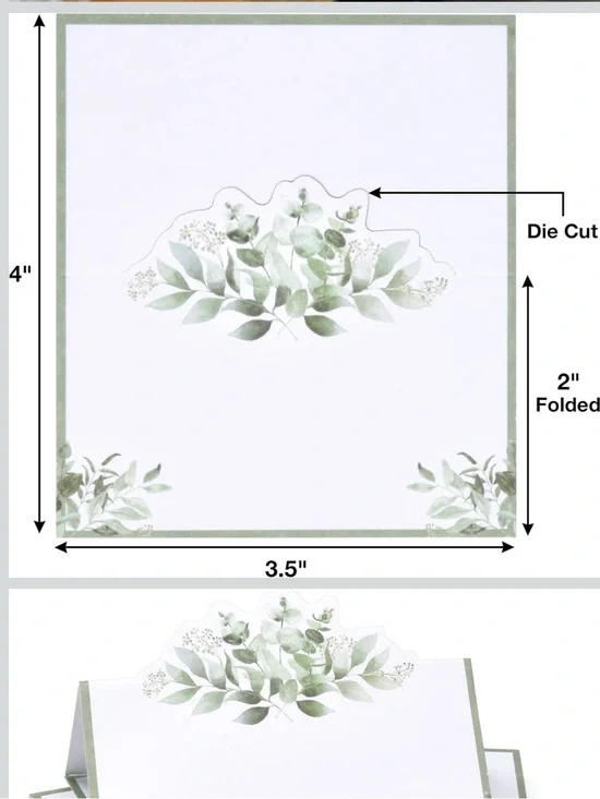 New! Eucalyptus Placecards