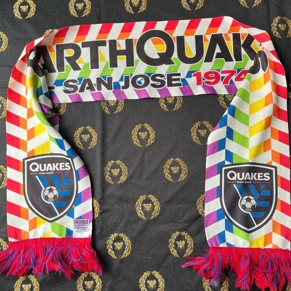 San Jose Earthquakes pride scarf