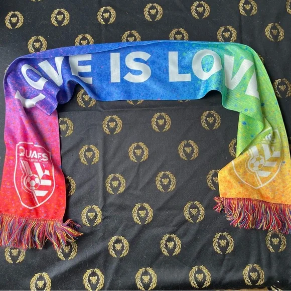 Love is love San Jose Earthquakes pride scarf