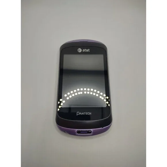 Pantech Swift P6020 Touch QWERTY Slide Purple Phone AT&T Lavender Frost