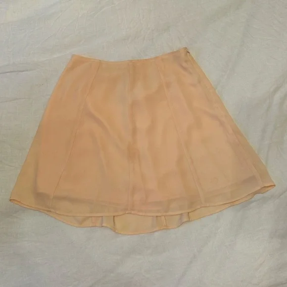 Sunday Best Orange Pink Mini A-Line Skirt Size 4