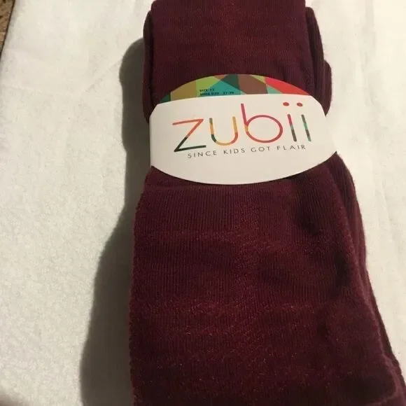 SALE. BUY 3/$10. NWT. Girls Tights. Size 12 Wine/Maroon