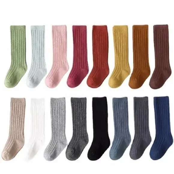 New  Bundle of 5 pairs  knee socks 0-6 months  xs