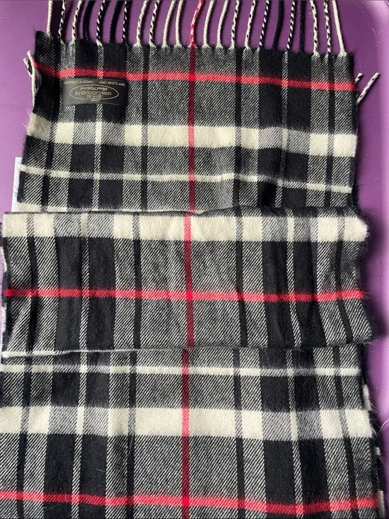 VTG HANDMADE CASHMERE SCARF
