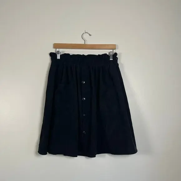SHEIN • Button Front Skirt