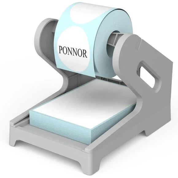 LABEL HOLDER FOR ROLLS AND FANFOLD LABELS, DESKTOP NEW