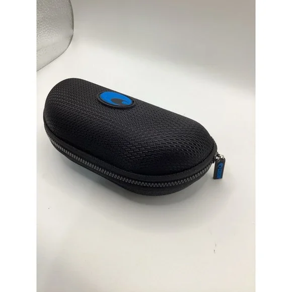 COSTA DEL MAR Sunglasses Case Only Zip-up Hard Clamshell Holder Black