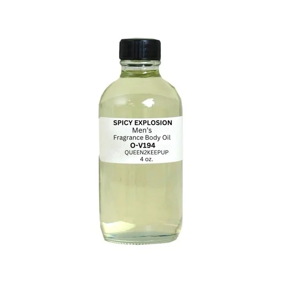 Spicy Explosion (Men) Body Oil 4 oz Fragrance All Natural Scent