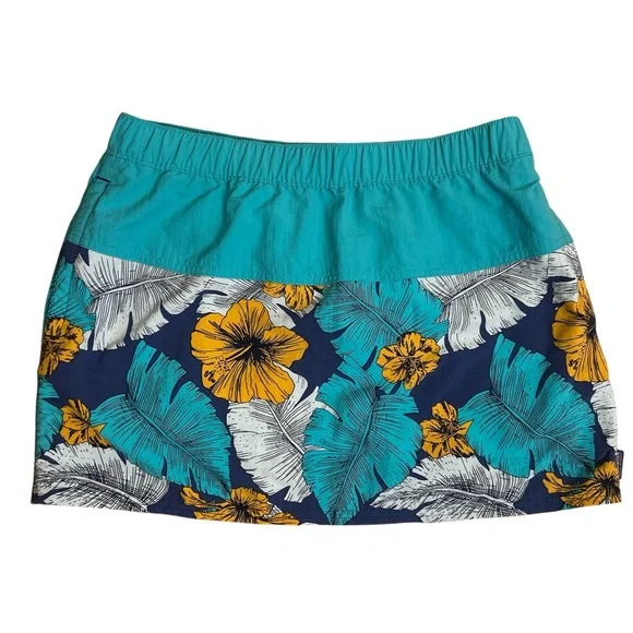 Patagonia Barely Baggies Tropical Print Skirt Women’s small