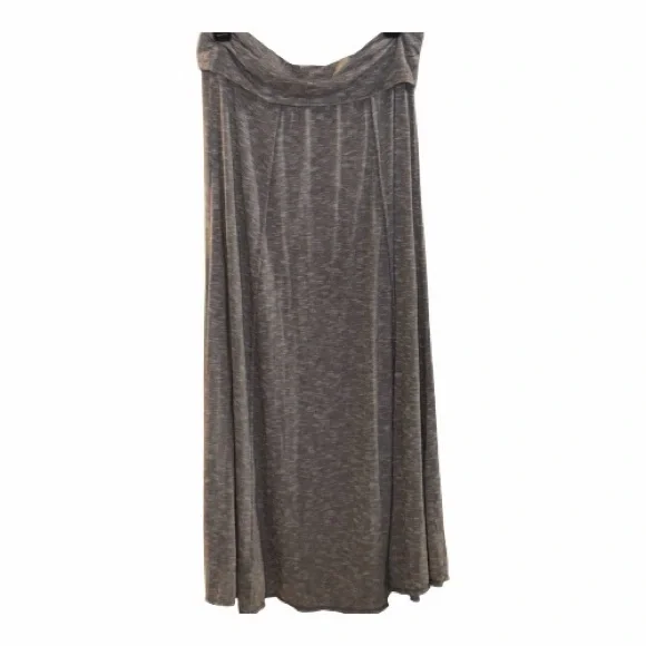 Max Studio Charcoal Knit Maxi Skirt