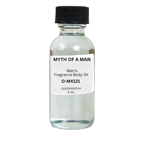 Myth Of A Man (Men) Body Oil 1 oz Fragrance All Natural Pure Uncut Scent