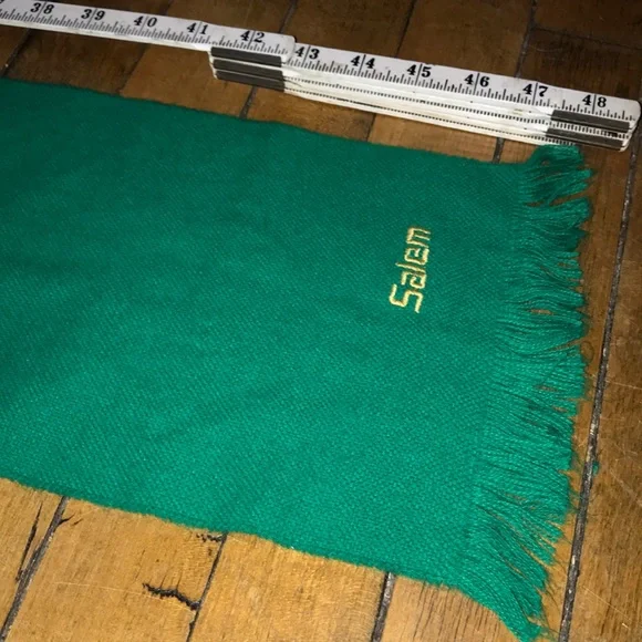Men's Green Wool Blend Scarf‎