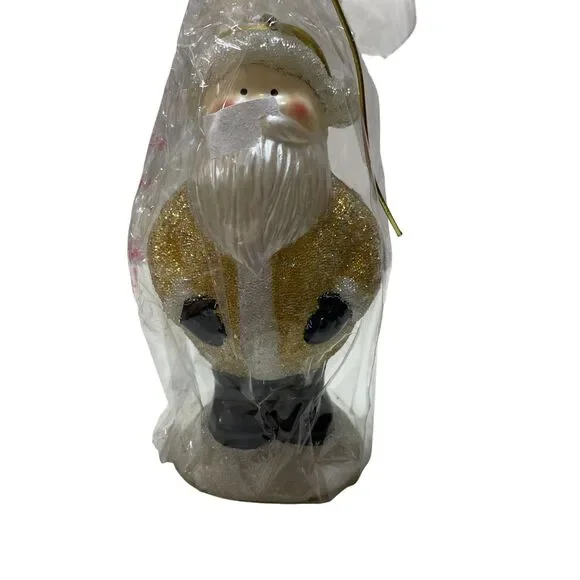 Pottery Barn Vintage Santa Claus Candle NEW 6