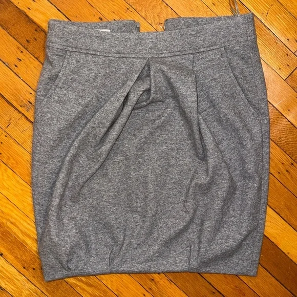 🖤 GUNEX Made in Italy Wool Pencil Skirt – Gray | Size US 6 PROJECT/REPAIR