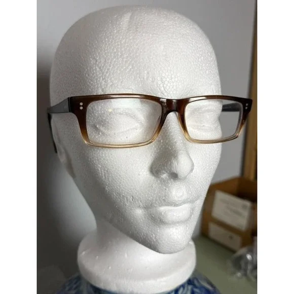 Ray-Ban RB5237 Havana Rectangular Eyeglass Frames Brown Clear 53-17-145 RX