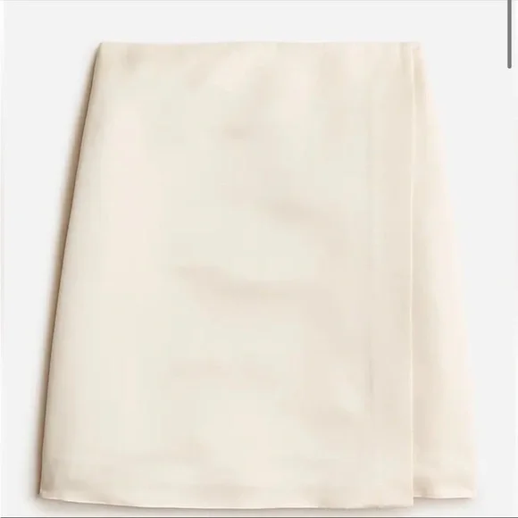 Brand NEW J.Crew Women Mini Skirt, Cream, 12