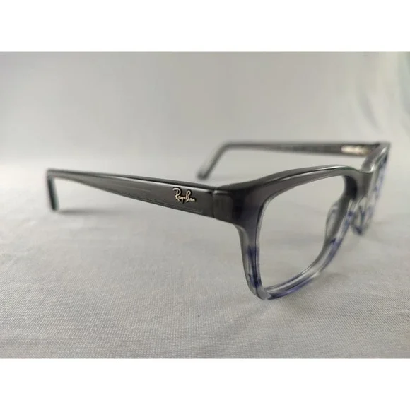 Ray-Ban Junior RB 1536 3730 Grey Blue‎ Striped Eyeglass Frames 48-16-130 Kids