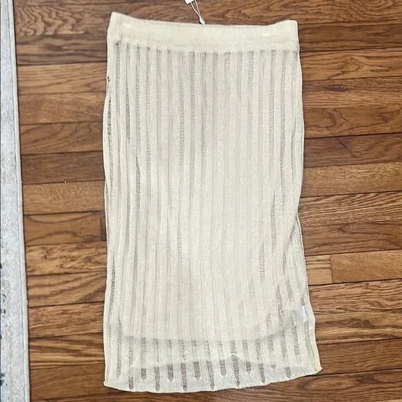 Sage the Label Cream Skirt