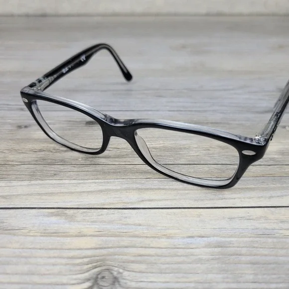 Ray-Ban Eyeglasses Frames RB 1531 3529 Black Clear Full Rim Kids 48-16-130