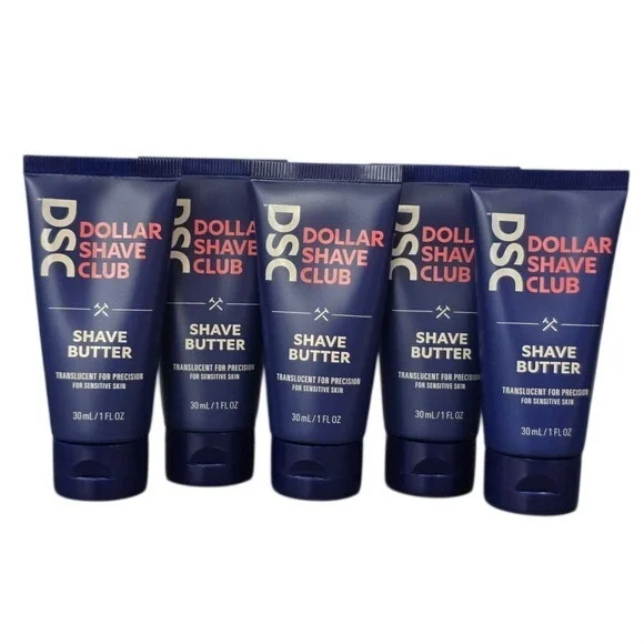 Dollar Shave Club Shave Butter Precision Sensitive Skin‎ 30ml 1 Fl Oz Lot of 5