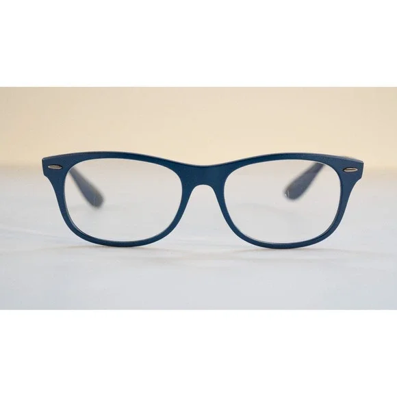 Ray-Ban Glasses Frames LITEFORCE RB4207 6015/8G Navy Blue 55-17 3N Made In Italy