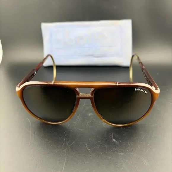 Bolle IREX 100 Brown Sunglasses Temple Tips Made In France‎