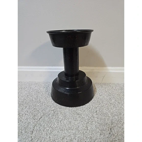 Pottery Barn Pillar Candle Holder 8.5