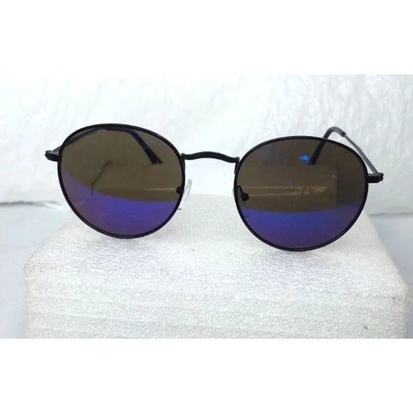 Montana MS93-XL Mens Metal Black  Cat Eye Sunglasses 50-19-139 UV400 Black lens