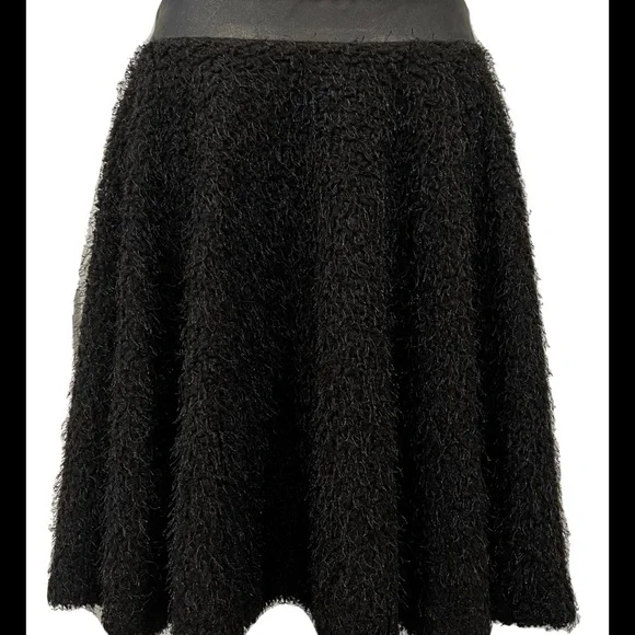 Gaoweix Xinzhan Paris Atelier Skirt Fuzzy Size L Black Witchy Whimsigoth Ballet