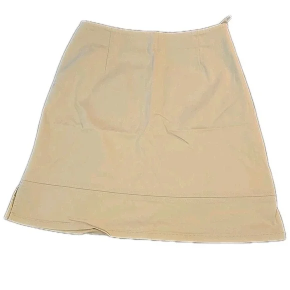 Banana Republic Khaki Skirt Women's Size 4 Tan Business Casual Minimalist Beige