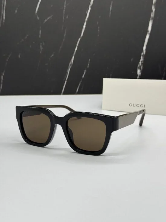 NEW GUCCI GG1670SK 004 BLACK/BROWN MEN SUNGLASSES