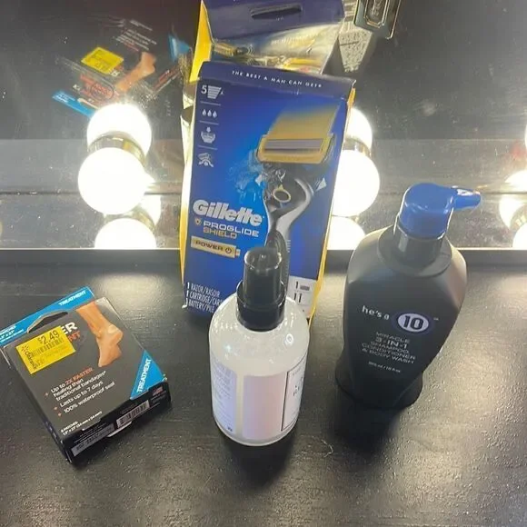 Mens cosmetic beauty skincare shaving bathing fresh to death bundle lot nip