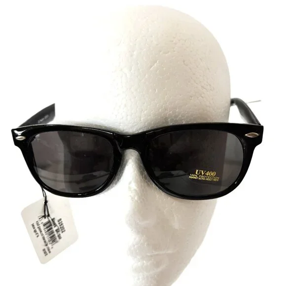 ELOPE Men In Black or Blues Brothers Black Rim Sunglasses  NWT NOS