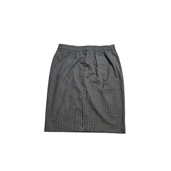 LOFT Outlet Women's Gray Pinstripe Pencil Skirt with Pockets New with Tags M
